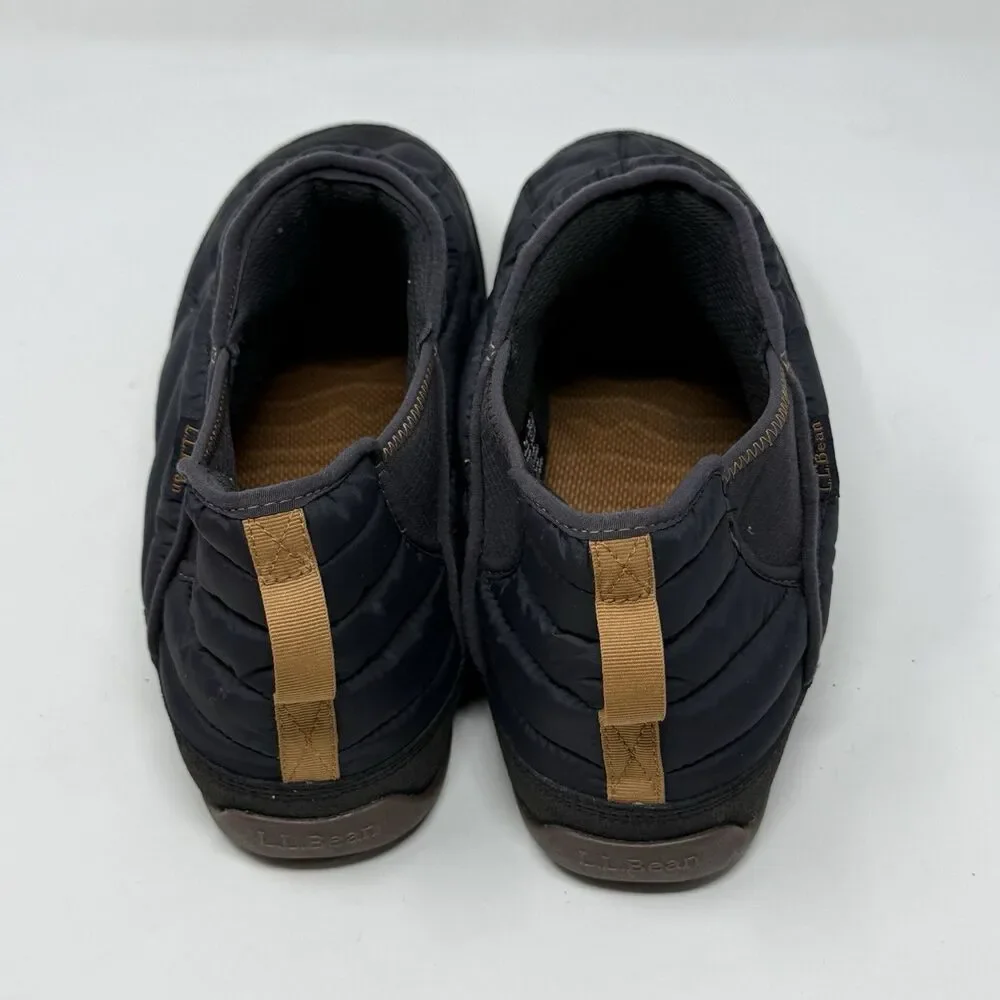 LL Bean Mountain Classic Quilted Ankle Boots II Mens 12 M Black Mesh Comfort